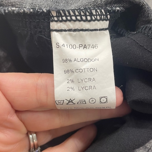 Isabel De Pedro Mr. Cat Wide Leg Trouser Pant Charcoal Black Size 6 US     4 - Picture 5 of 6